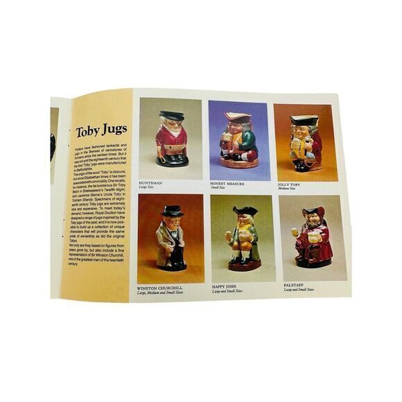 1970's Royal Doulton Catalog, 1978 Price‎ List Color Photos Figurines Toby Jugs - Picture 7 of 12